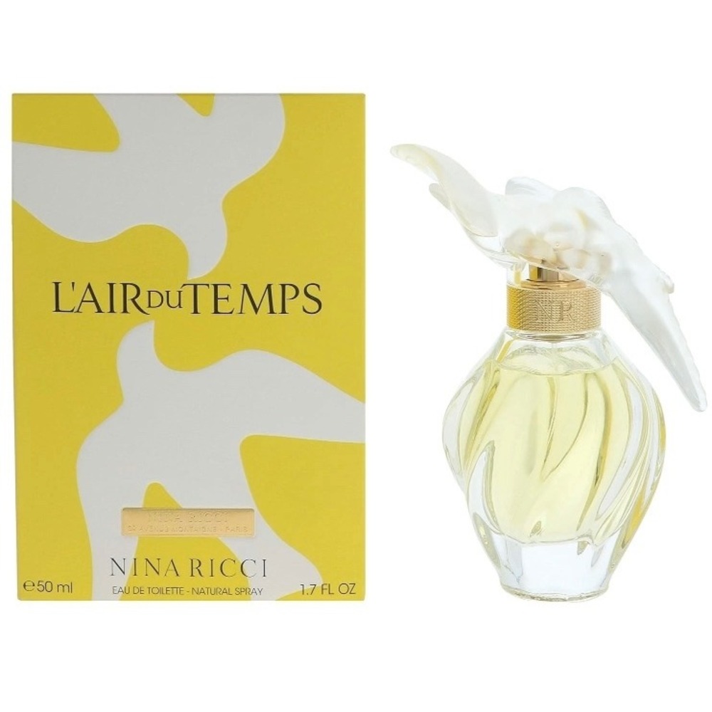 Nina Ricci L Air du Temps Eau de Toilette Natural‎ Spray 50ml 1.7 FL OZ Vintage